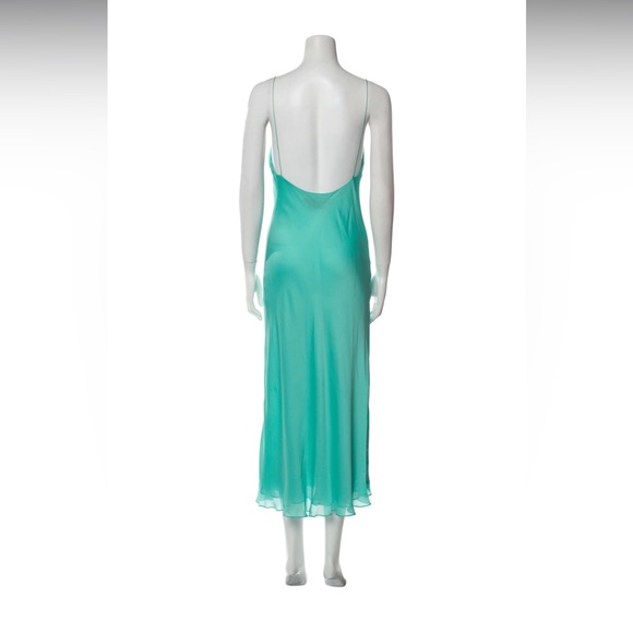 RALPH LAUREN BLACK LABEL Vintage Silk Midi Dress - Picture 3 of 8